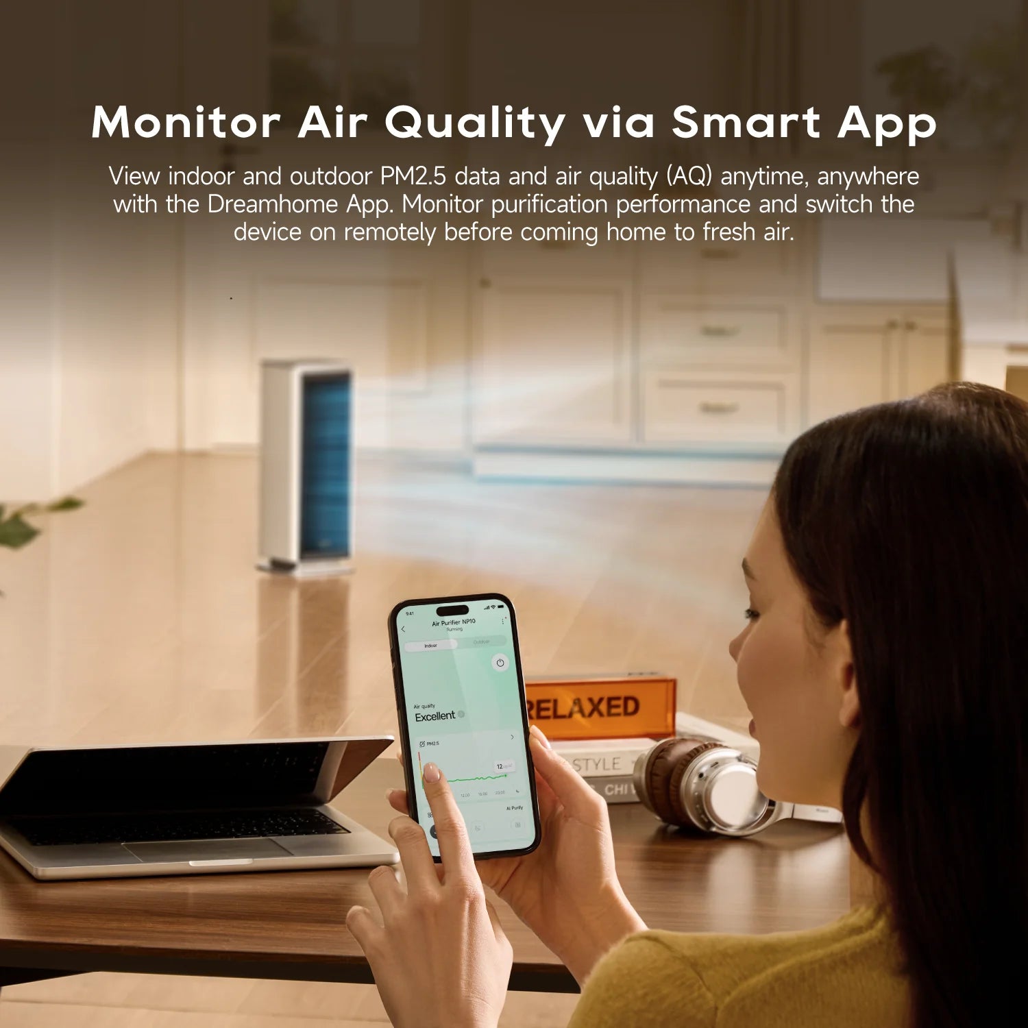 [CLIMATE VOUCHER $150 OFF] Dreame Air Purifier Fan NP10 | Washable Filter l Zero Maintenance Cost | 400m³/h CADR | Formaldehyde Removal | Smart