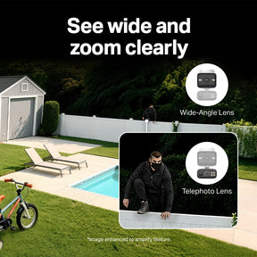 Tapo C645D Kit Solar-Powered 2K Dual-Lens Pan/Tilt Outdoor Security Camera | 165° Wide + 4.9× Telephoto Zoom | 360° Smart Tracking | Colour Night Vision | IP65