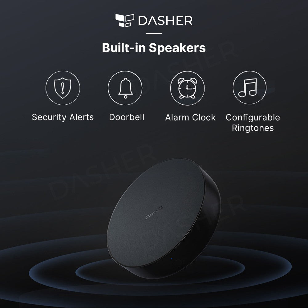 【Global Version】 Aqara Hub M200Speaker 360 IR USB Ethernet ZigBee 128 Devices Homekit Alarm Google Assistant