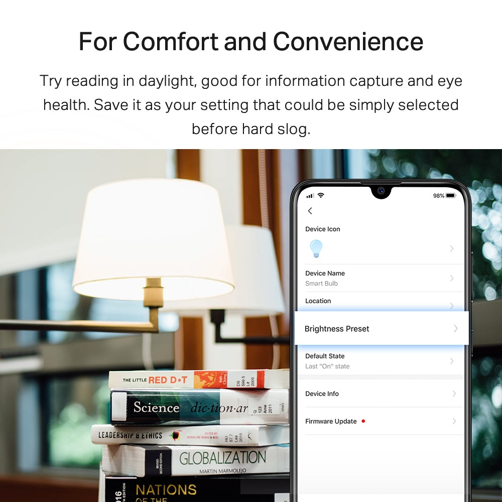 Tapo L520E Smart Wi-Fi Light Bulb – Daylight 4000K & Dimmable | Voice Control | No Hub Required