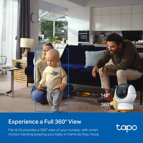 [WORLD FIRST] TAPO TP-LINK TC840 Baby Sleep Analysis Built In Lullabies White Noise Wall Ceiling Bed Mount 4MP Baby Cry