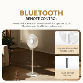 Xiaomi Mijia Smart Standing Fan Pro Slim | DC Inverter Silent Floor Fan with Remote | 26.8dB Quiet | 1 Yr Warranty
