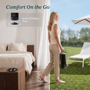 [LATEST] Levoit Windi Mini / Mini Pro Cordless Lightweight Portable Tower Fan | DC Motor | Long Battery Life | 20dB