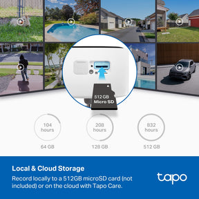 Tapo TC80 1080P Wire-Free Outdoor Security Camera | Up to 180-Day Battery | Colour Night Vision | Free AI Person Detection | IP65 Weatherproof