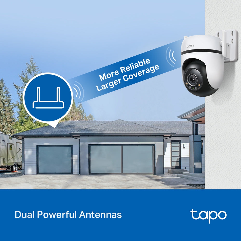 TP-Link Outdoor TAPO C510W/C520WS Pan/Tilt 360° Motion Tracking Security Network CCTV Camera