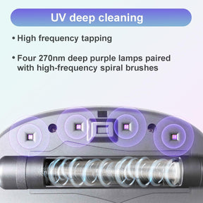 [WORLD FIRST] Creatulize X1 Robot Bed Vacuum Dust Mite Cleaner 15000 Osciliations / Min 14AW SuctionObstacles Avoidance  Grey  UV Sterilization / White