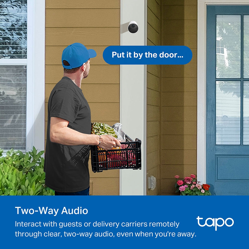 TC82 Wire-Free Battery 3MP Waterproof Smart Indoor/Outdoor Security Camera | 2K QHD | 6 Month Battery