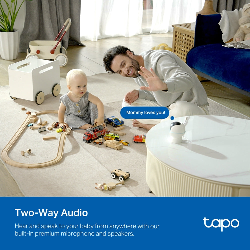 [WORLD FIRST] TAPO TP-LINK TC840 Baby Sleep Analysis Built In Lullabies White Noise Wall Ceiling Bed Mount 4MP Baby Cry