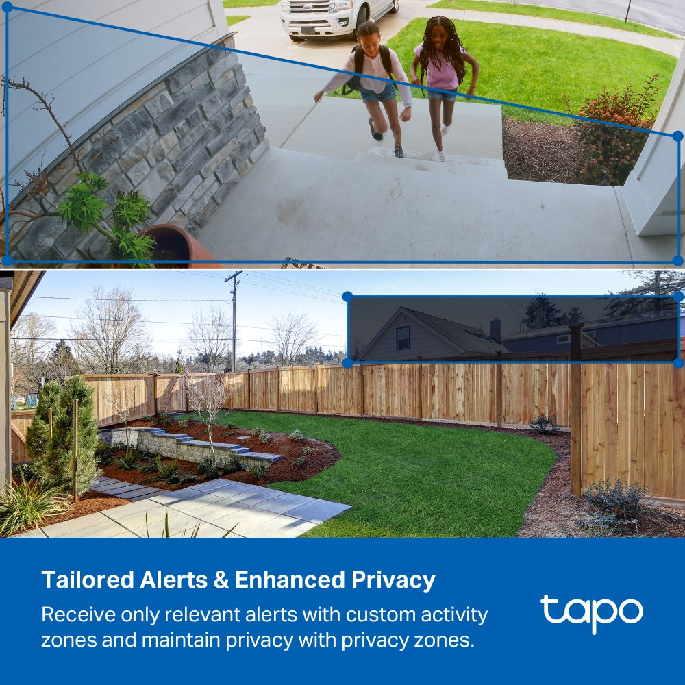 Tapo TC80 1080P Wire-Free Outdoor Security Camera | Up to 180-Day Battery | Colour Night Vision | Free AI Person Detection | IP65 Weatherproof