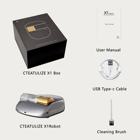 [WORLD FIRST] Creatulize X1 Robot Bed Vacuum Dust Mite Cleaner 15000 Osciliations / Min 14AW SuctionObstacles Avoidance  Grey  UV Sterilization / White
