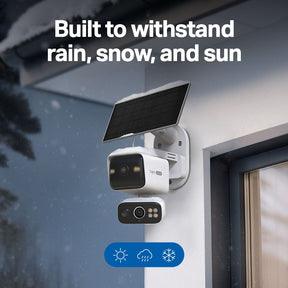 Tapo C645D Kit Solar-Powered 2K Dual-Lens Pan/Tilt Outdoor Security Camera | 165° Wide + 4.9× Telephoto Zoom | 360° Smart Tracking | Colour Night Vision | IP65