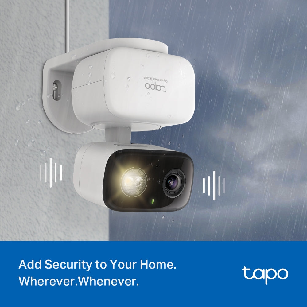 [LATEST] TP Link TAPO C216 Indoor Outdoor CCTV Camera AI Motion Detect Baby Cry Monitor 512GB Storage 2K 3MP