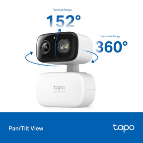 [LATEST] TP Link TAPO C216 Indoor Outdoor CCTV Camera AI Motion Detect Baby Cry Monitor 512GB Storage 2K 3MP