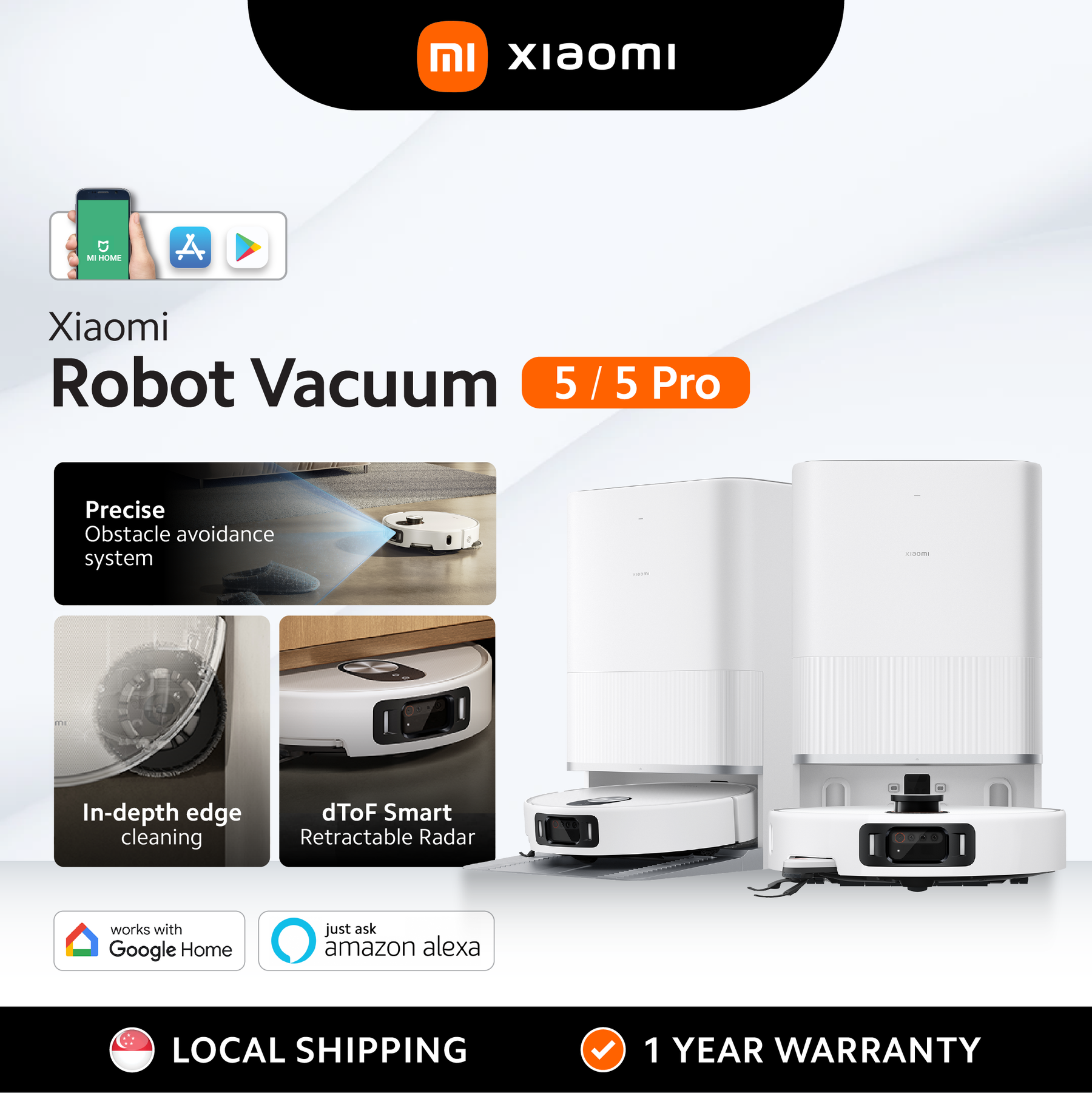 Xiaomi Robot Vacuum 5 / 5 Pro