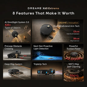 Dreame X60 Ultra Extreme / X60 Master Extreme Robot Vacuum
