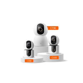Xiaomi CCTV C300 Dual / C500 Dual / C701 Home Security Baby Cry AI Human Detection Dual Screen Viewing Mi Home