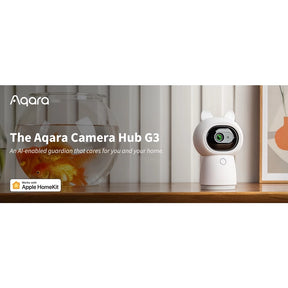 [GLOBAL] Aqara G3 Camera Hub, 2K IP Cam, AI Facial + Gesture, IR Remote, Compatible with Smart Homekit & Google Home