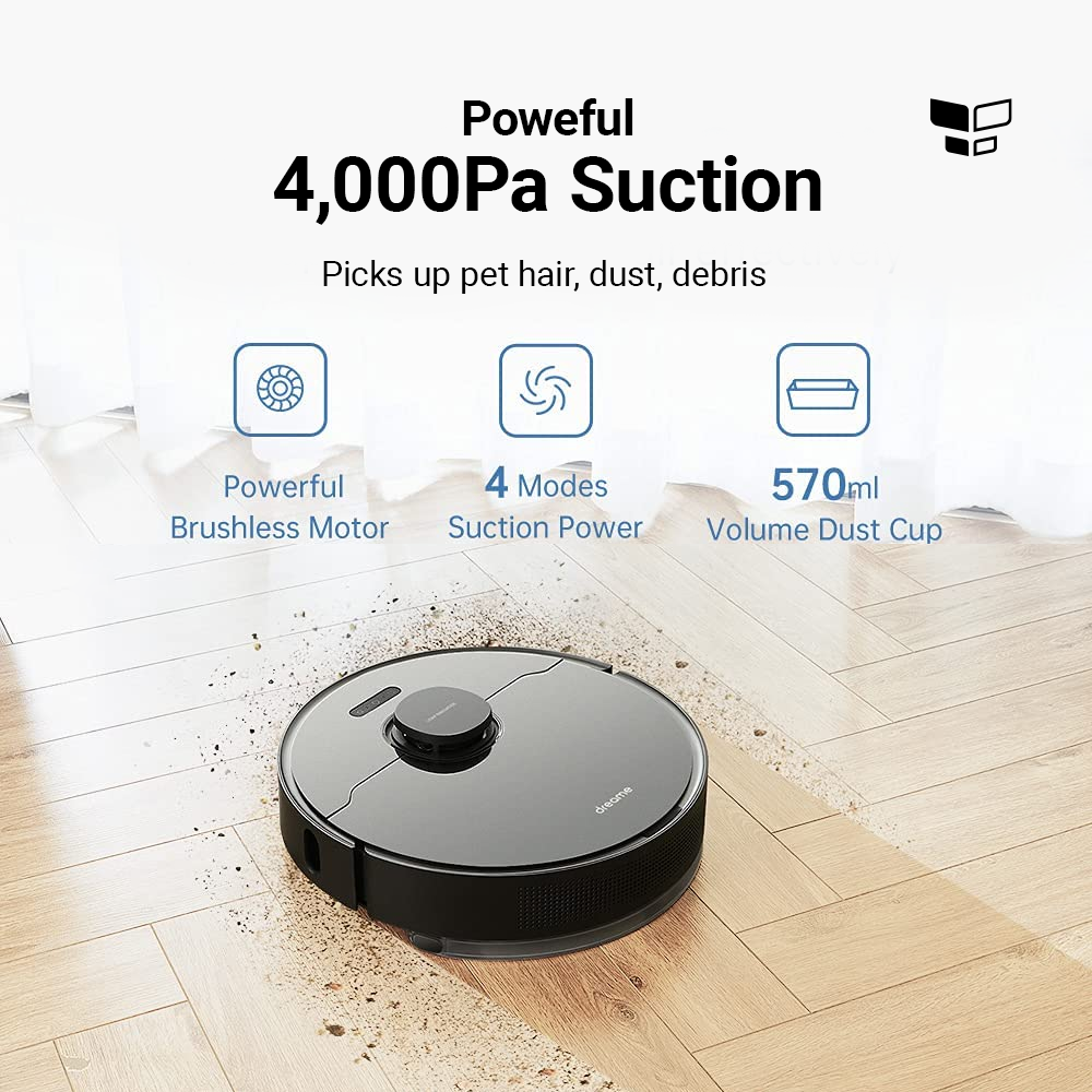 Dreame L10 Pro Robot Vacuum Cleaner - 4000pa Suction Power