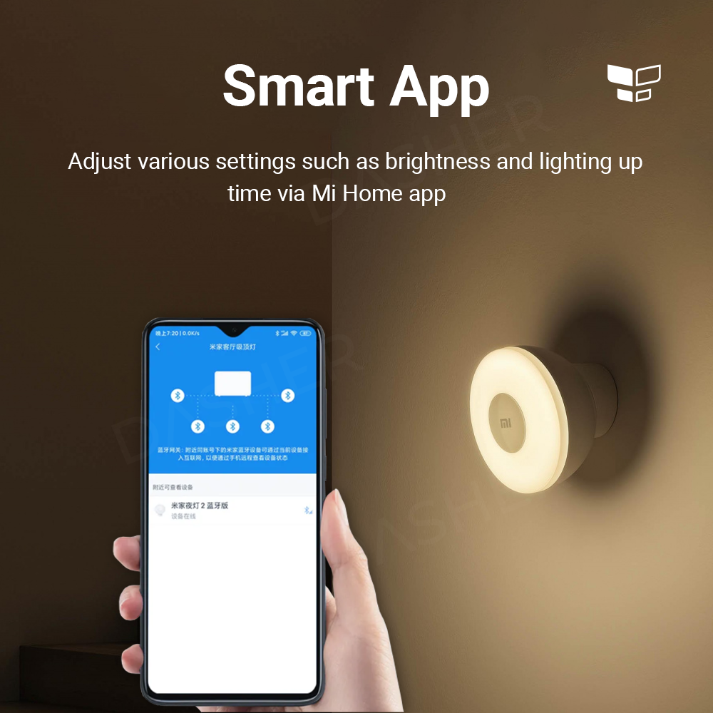 Mi Motion Activated Night Light 2 - Bluetooth - Xiaomi Global Official