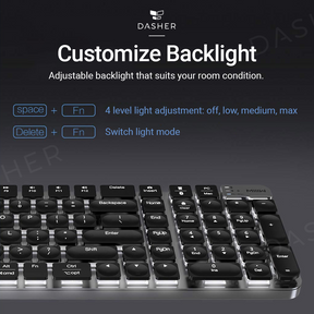 MIIIW Wireless Mechanical Keyboard K10 Type C Rechargeable