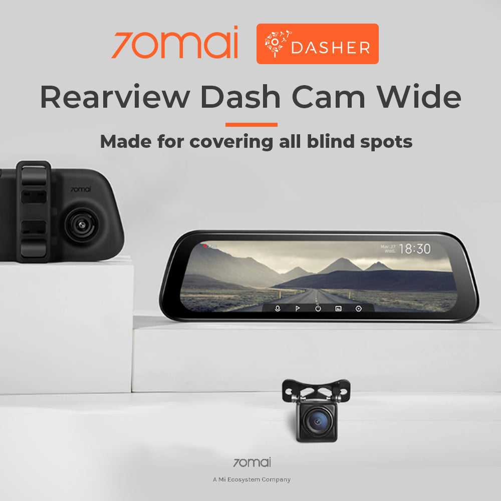 70mai Rearview Dash Cam Wide D07
