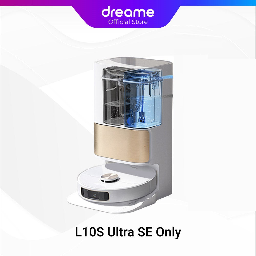 Dreame L10S Ultra SE Robot Vacuum | World 1st Auto Water Refill & Drainage Kit | Mops Hot-Air Drying