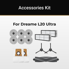 Accessories Kit for Dreame L20 Ultra Robot Vacuum Cleaner 