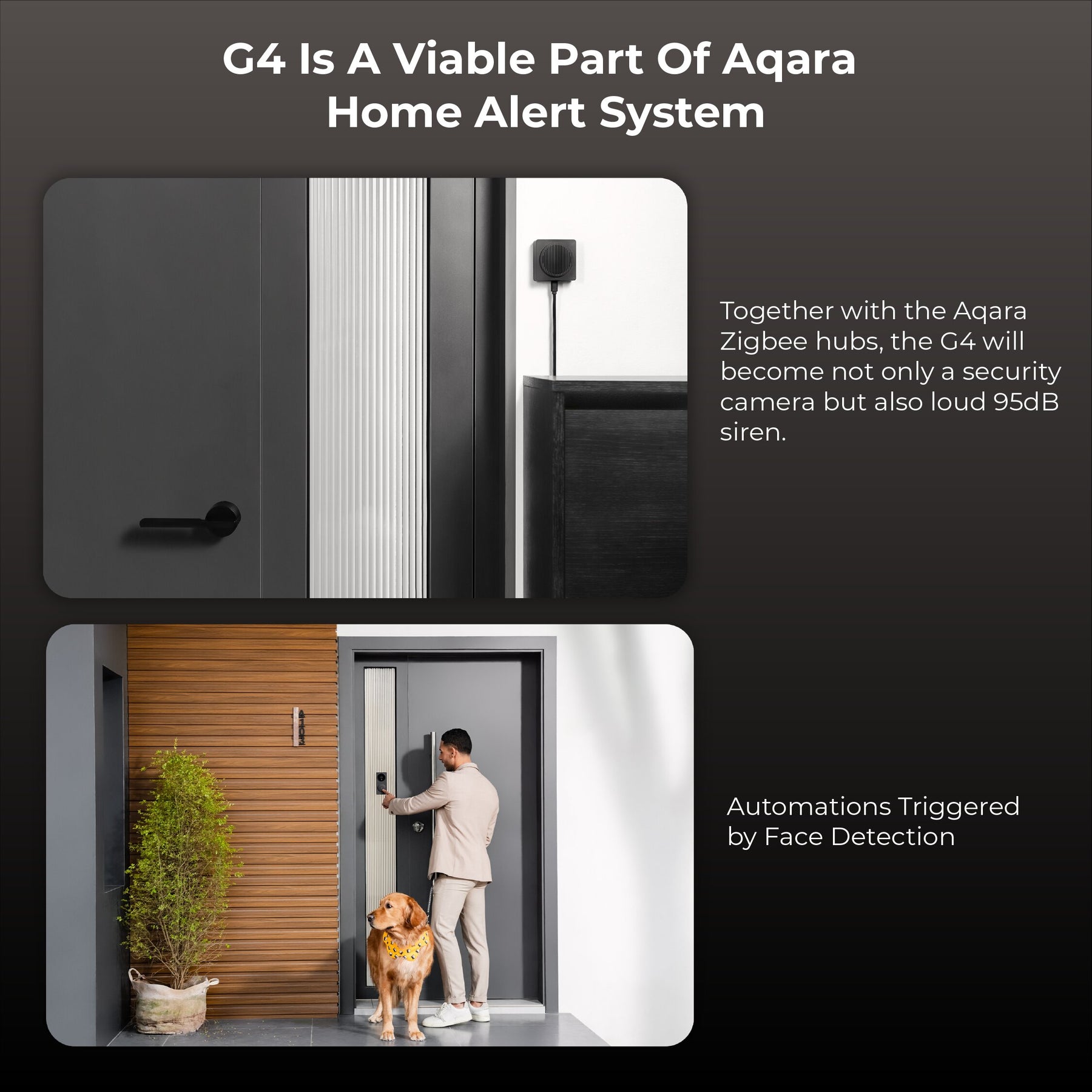 【GLOBAL】 Aqara G4 Smart Video Doorbell Face Smart Home Control Face Recognition Security Camera